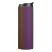 Bouteilles Isothermes rayures Brown, violettes et blanches (Tourné sur la gauche)
