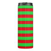 Bouteilles Isothermes Rayures de Noël (Dos)