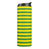 Bouteilles Isothermes Rayures jaune et verte (Tourné sur la gauche)