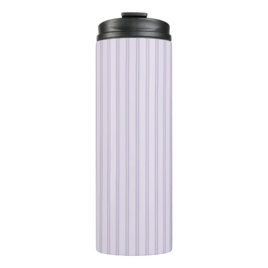Bouteilles Isothermes Rayures lavande violette (Devant)