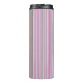 Bouteilles Isothermes rayures rose, blanc bleu rayé (Dos)