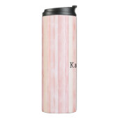 Bouteilles Isothermes Rayures Rose Fillettes (Tourné sur la gauche)