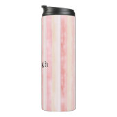 Bouteilles Isothermes Rayures Rose Fillettes (Tourné sur la droite)