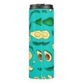 Bouteilles Isothermes Realistic avocado. Seamless pattern. Summer exotic (Dos)