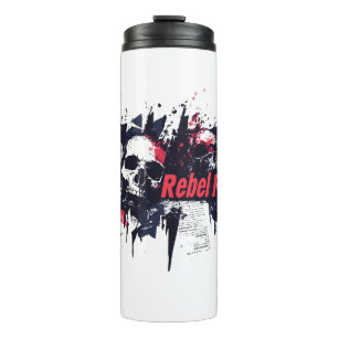 Bouteilles Isothermes "Rebel Forever" - Edgy Skull Design graphique