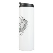 Bouteilles Isothermes Red Angel Coeur avec ailes (Tourné sur la droite)