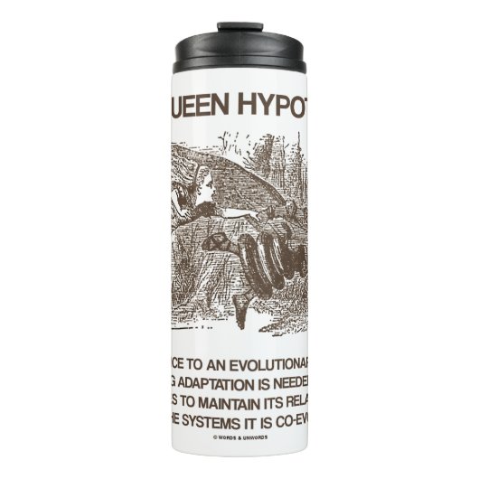 Bouteilles Isothermes Red Queen Hypothèse Wonderland Alice Red Queen (Devant)