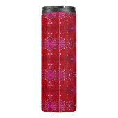 Bouteilles Isothermes Red Snapdragon Ikat (Dos)
