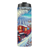 Bouteilles Isothermes Red Train Festive Gingerbread Village (Devant)