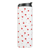 Bouteilles Isothermes Red valentines Hearts Motif (Tourné sur la gauche)
