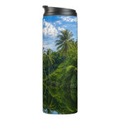Bouteilles Isothermes Reflets de rivière miroir tropical (Tourné sur la droite)