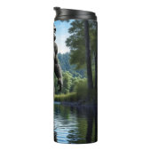 Bouteilles Isothermes Réflexion de Sasquatch Bigfoot dans le lac (Tourné sur la droite)