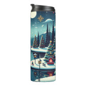 Bouteilles Isothermes Réflexions de Yuletide sur le Sac fourre-tout Est (Tourné sur la droite)