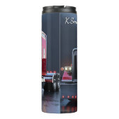 Bouteilles Isothermes Réflexions nocturnes du semi-camion rouge (Dos)