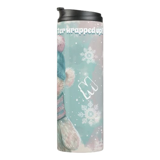 Bouteilles Isothermes Refroidir l'ours mignon (Tourné sur la droite)