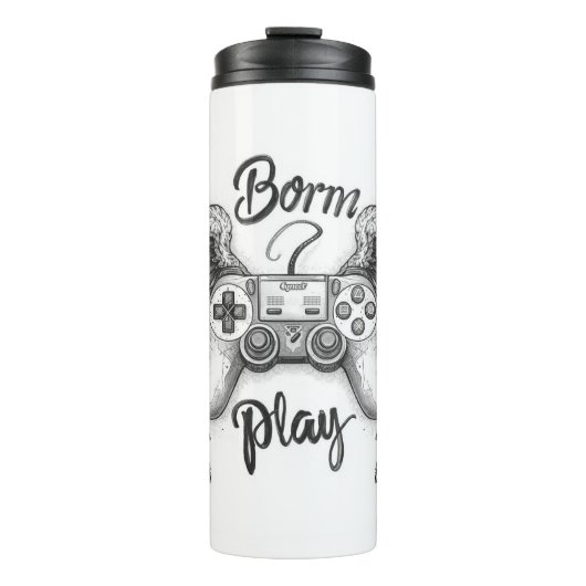 Bouteilles Isothermes "Régulateur de jeu rétro avec ailes d'ange (Devant)