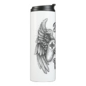 Bouteilles Isothermes "Régulateur de jeu rétro avec ailes d'ange (Tourné sur la gauche)