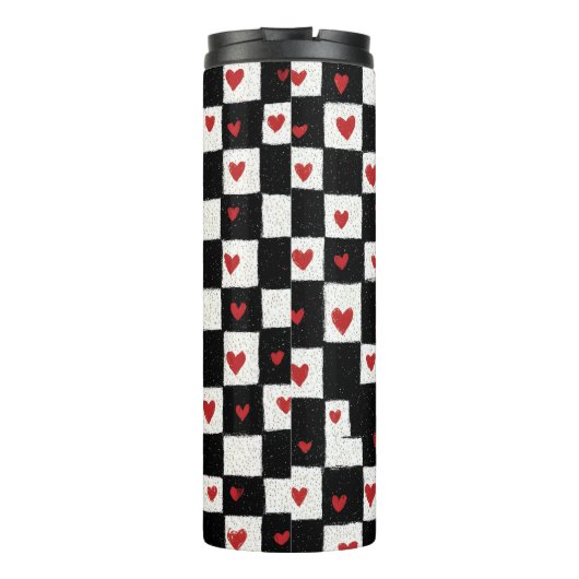 Bouteilles Isothermes Reine de chat noir Whimsical avec couronne d'or (Dos)