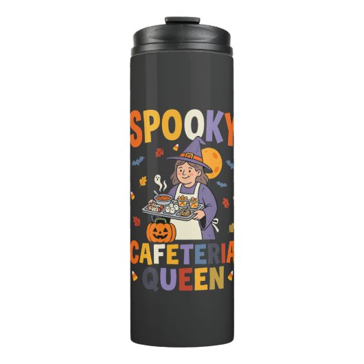 Bouteilles Isothermes Reine de la cantine d'Halloween (Devant)