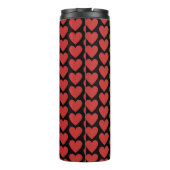 Bouteilles Isothermes Reine des coeurs rouges chat noir blanc (Dos)