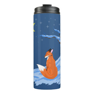 Bouteilles Isothermes Renard nocturne d'hiver