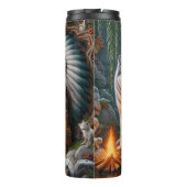 Bouteilles Isothermes Rencontre forestière : Femme, Loup, Feu. (Dos)