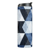 Bouteilles Isothermes Répétition géométrique : Arrière - plan texturé. (Tourné sur la gauche)