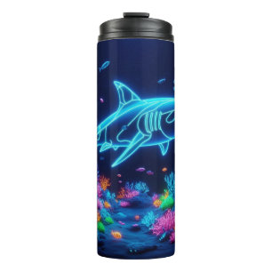 Bouteilles Isothermes Requin néon coloré