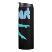 Bouteilles Isothermes Ressort de gymnastique Départ Turquoise (Tourné sur la droite)