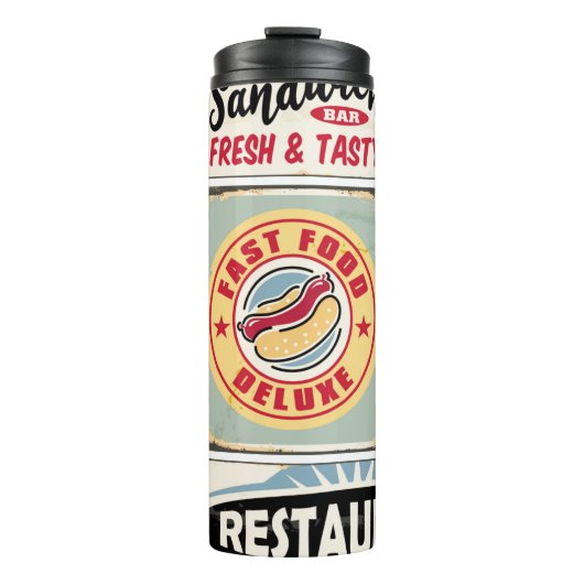 Bouteilles Isothermes Restaurants et dîners restauration rapide panneaux (Devant)
