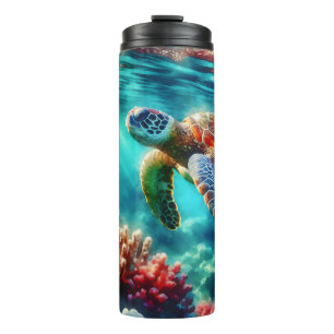 Bouteilles Isothermes Rester en contact   La natation des tortues de mer