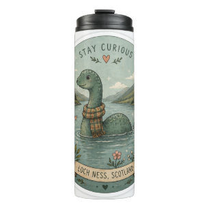 Bouteilles Isothermes Restez Curieux Cozy Cryptide Nessie Monstre du Loc