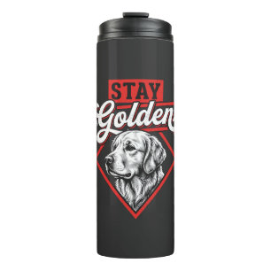Bouteilles Isothermes Restez Golden Retriever doré