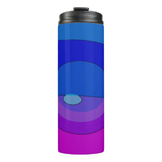Bouteilles Isothermes Résumé abstrait violet et bleu 1007