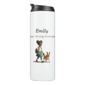 Bouteilles Isothermes Retour à l'école Fille Tumbler (Tourné sur la droite)