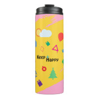 Retourner à l'école Cute Kids Thermal Tumbler