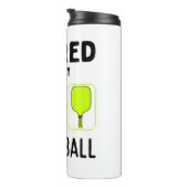 Bouteilles Isothermes Retraité de jouer au pickleball (Tourné sur la droite)