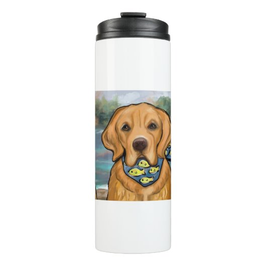 Bouteilles Isothermes Retriever doré (Devant)