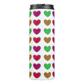 Bouteilles Isothermes Retro 1950 Style Pop Art Couple Kissing Brunette (Dos)