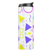 Bouteilles Isothermes Retro 80s Memphis Geometric Pattern (Tourné sur la gauche)