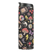 Bouteilles Isothermes Retro 90s Celestial Psychedelic Pattern with Smile (Tourné sur la droite)