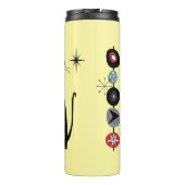 Bouteilles Isothermes Retro Atomique Moyen Siècle Moderne MCM Cool Chat (Dos)