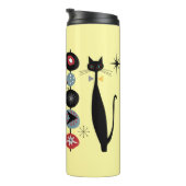 Bouteilles Isothermes Retro Atomique Moyen Siècle Moderne MCM Cool Chat (Tourné sur la droite)