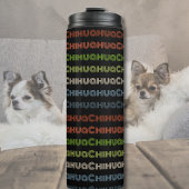 Bouteilles Isothermes Retro Chihuahua Typographie Cadeau Amoureux des ch