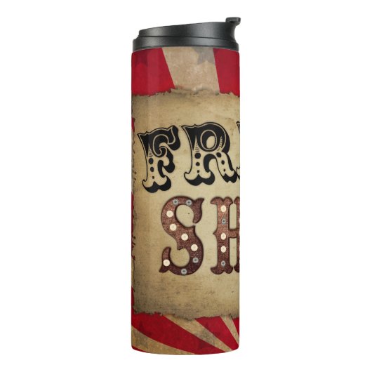 Bouteilles Isothermes Retro Circus Poster FreShow (Tourné sur la gauche)