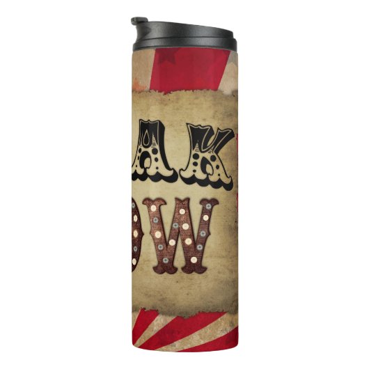 Bouteilles Isothermes Retro Circus Poster FreShow (Tourné sur la droite)