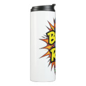 Bouteilles Isothermes Retro Comic Style "Born to Roll" Skater (Tourné sur la gauche)