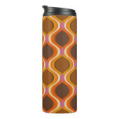 Bouteilles Isothermes Retro curves seamless pattern. 70s 60s style wallp (Tourné sur la droite)