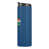 Bouteilles Isothermes Rétro du parc national Hot Springs (Tourné sur la droite)