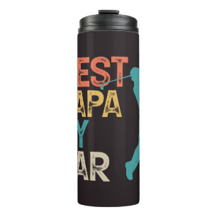 Bouteilles Isothermes Retro Golfer - Meilleur Papa Par Par